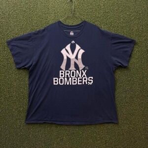 Majestic New York Yankees Bronx‎ Bombers Graphic Tee Shirt